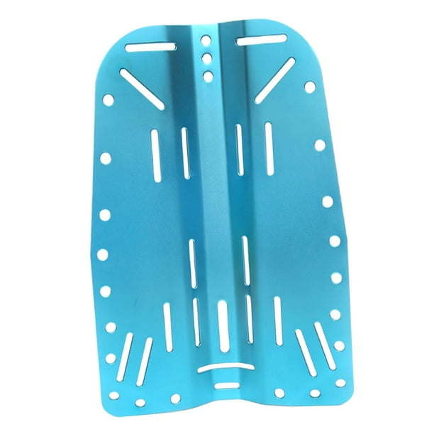 Equipo de buceo BCD, placa trasera de aleación de aluminio, placa trasera de buceo para Azul