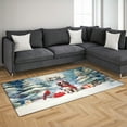 thumbnail image 3 of Merry Christmas English Springer Spaniel Enjoys Woofmas Winter Xmas Holiday Indoor Rug Springers Dog Lover Gifts Carpet Living Bed Room Sofa Home Decor - 02022, 3 of 5