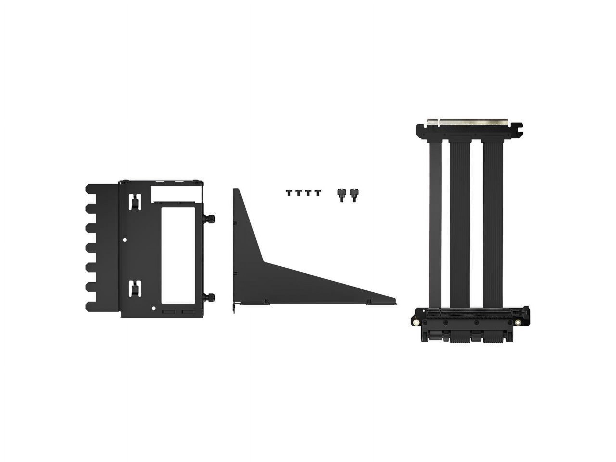 Fractal Design Flex 2 PCIe 4.0 x16 Black Vertical GPU Riser with Bracket