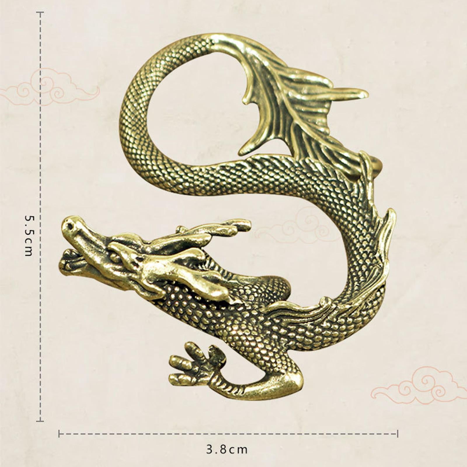 Fiocias Toilet Paper Holder Paper Towel Holder Countertop Kitchen Roll Holders Standing Chinese Sculpture Brass Iron Lightweight Removable Stable Suitable for