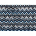 thumbnail image 2 of Zelouf Polyester Ponte Print  , Sewing, DIY, Crafts Fabric by the Yard, 942 Blk/blue, 50 Yard, 2 of 2