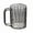 Gray, variant on JoyMoreHome Striped Mouthwash Cup, Transparent Plastic Cups with Handle, Easy to Clean, for Kitchen, Bathroom Sink, Livingroom
