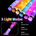 thumbnail image 3 of Glow Sticks Light Up Fidget Pop Tubes Glow in The Dark Party Supplies Toddler Sensory Toys, Glow Stick Party Pack Halloween Party Favors Goodie Bag Stuffers Christmas Return Gifts for Kids 1.14inch, 3 of 6