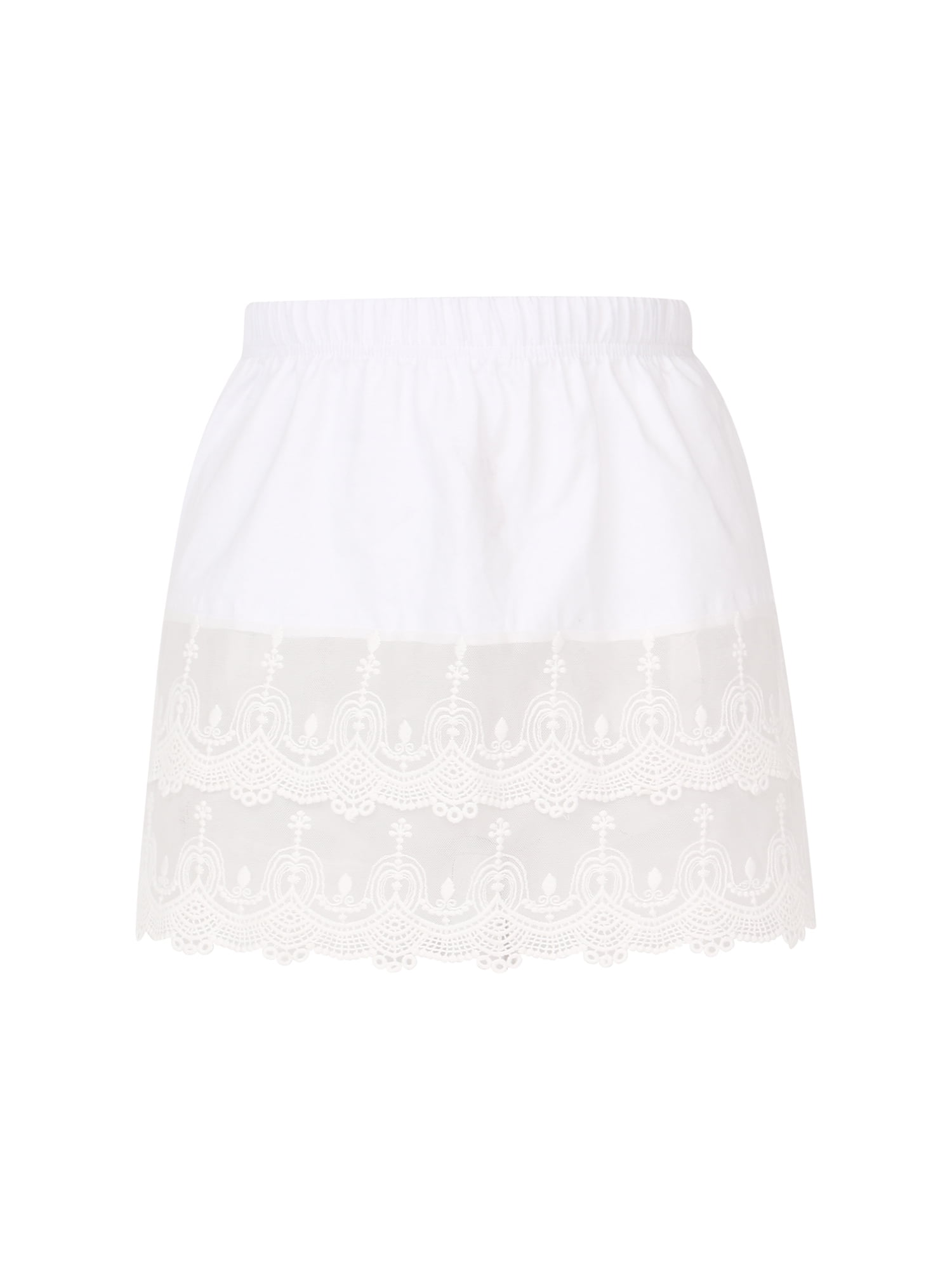 genuine leather pleated skirt