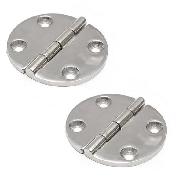Tracker Boat Oval Hinges 145422  | 3 1/4 x 2 7/8 Inch Stainless (Pair)