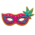 thumbnail image 5 of Mighty Gadget Mardi Gras Masquerade Mask Cookie Cutter (Green) - 5.5x3.5 Inches, Festive Carnival Baking Tool for Party Treats, 5 of 8