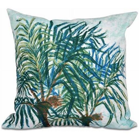 Simply Daisy 16" x 16" Palms Floral Print Pillow