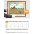 thumbnail image 6 of DECORARTS - Poppies at Argenteuil, 1873, Claude Monet Art Reproduction. Giclee Print& Museum Quality Framed Art for Wall Decor.Framed size: 26x22", 6 of 6