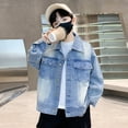 thumbnail image 5 of QHFBli Girls Denim Jackets, Basic Oversized Jean Jacket for Girls Fall Outwear Button Down Trucker Jacket, 5 of 9