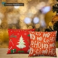 thumbnail image 7 of Deago Christmas Pillow Covers 18x18 Inch Christmas Decorations Holiday Decorative Throw Pillowcase Snowflake Linen Cushion Case for Home Decor, 7 of 7
