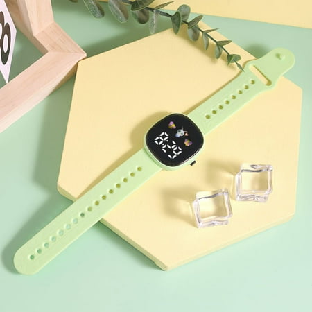 Kid s Joy! HIMIWAY Sweatshirt Dress Electronic Watches with Step Tracker for Children Fun and Stylish Electronic Wristwatch for Fashionable Kids LED Electronic Waterproof Watch