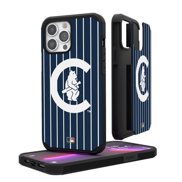Chicago Cubs 1911-12 Logo iPhone Pinstripe Cooperstown Design Rugged Case