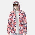 thumbnail image 3 of Picia Japanese Cherry Blossoms Women's Men's UPF 50+ Sun Protection Hoodie Shirt Long Sleeve SPF Fishing Outdoor UV Hiking Lightweight Shirts-, 3 of 9