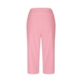 thumbnail image 6 of Itsame Comfortable Loose Pants for Womens Pocket Tight High Waisted Wide Leg Sweatpants Pink Size L, 6 of 6