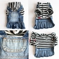 thumbnail image 2 of KDFJPTH Fruit Embroidered Pet Dog Dress Stripe Plaid Puppy Denim Hoodie Jacket Pet Rack Pet for Small Dogs Girl Pet for Small Dogs Boy Pet for Small Dogs Tutu Pet, 2 of 8