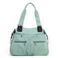 thumbnail image 1 of Bolsos De Hombro De Mamá Bolsos de hombro para mamá, bolso de viaje informal de gran capacidad, nailon para el trabajo (verde) Likrtyny Para Estrenar, 1 of 5
