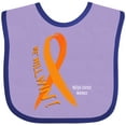 thumbnail image 3 of Inktastic We Will Win Multiple Sclerosis Awareness Boys or Girls Baby Bib, 3 of 4