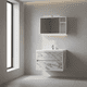 thumbnail image 3 of Mueble Gabinete para Baño con Lavamanos, Monomando y Botiquín con Espejo, Gabinete Moderno con Almacenamiento, Diseño Elegante y Funcional., 3 of 5