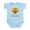 Sky Blue, variant on CafePress - Baby's 1St Thanksgiving Infant Bodysuit - Baby Light Bodysuit, Size Newborn - 24 Months
