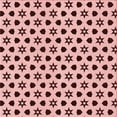 thumbnail image 1 of Ahgly Tapis d'Intérieur Lavable en Machine Carré Transitionnel Marron Rouge, 7 Pieds Carré, 1 of 7