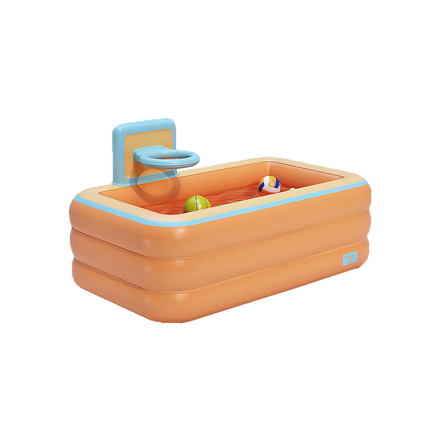 CIPACHO 62"L Inflatable Pool for Kids, Thickened Family Swimming Pool for Toddlers, Garden, Backyard, Summer Water Party Kiddie Pools, Orange CIPACHO 62"L Inflatable Pool for Kids, Thickened Family Swimming Pool for Toddlers, Garden, Backyard, Summer Water Party Kiddie Pools, Orange