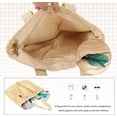 thumbnail image 4 of LHSHID Straw Beach Tote Bag for Women,Raffia Woven Shoulder Handbags for Summer Vacation, 4 of 6