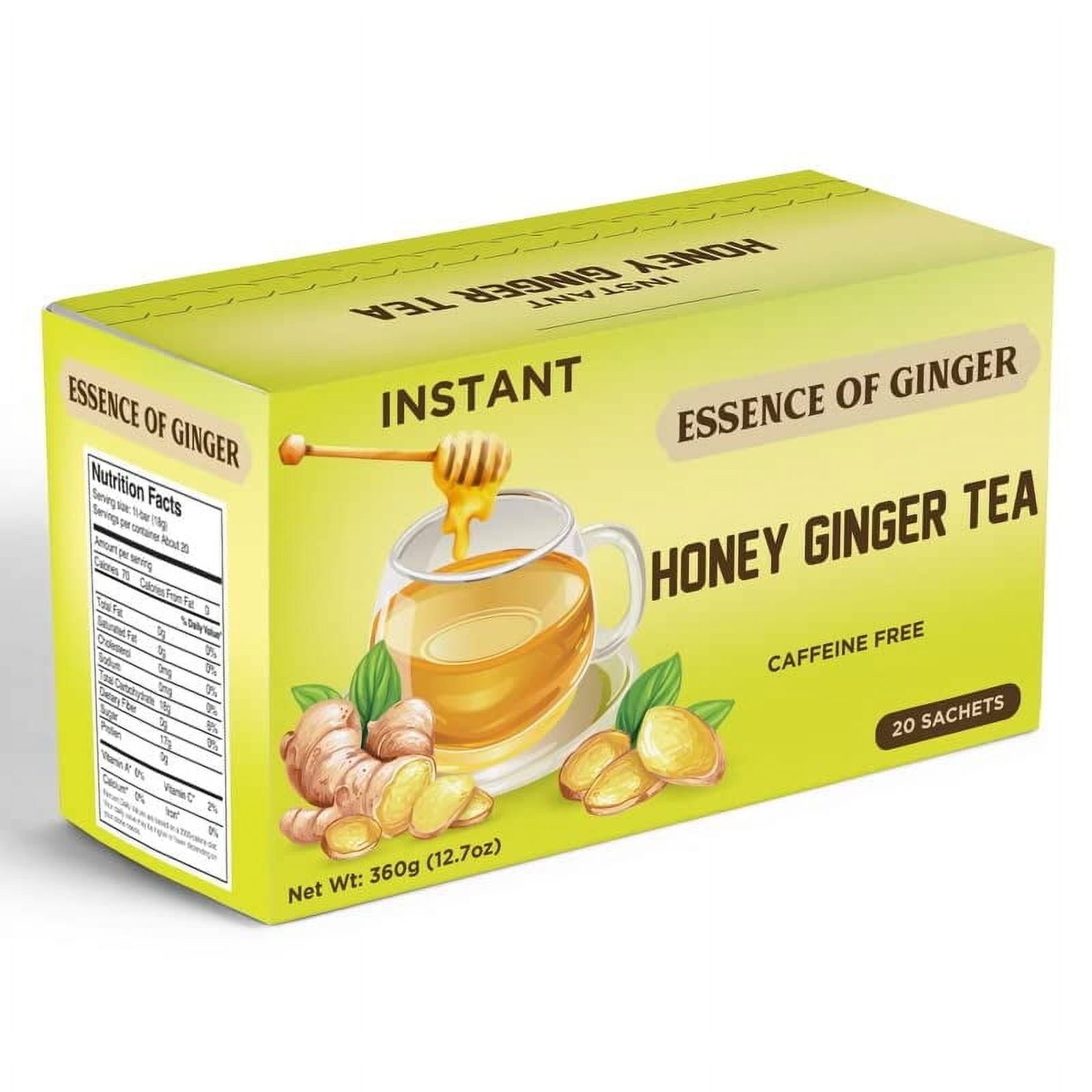 Essence Of Ginger Natural Honey Ginger Tea - 20 Caffeine Free
