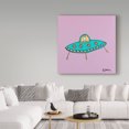 thumbnail image 3 of Trademark Fine Art 'UFO Lala Purple' Canvas Art by Brian Nash, 3 of 3