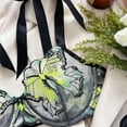 thumbnail image 5 of Lingerie for Women Apparel Mesh Lace Teddy Sleepwear with Comfortable Three-Hook Design for Home Leisure Nightwear Green L, 5 of 9