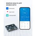thumbnail image 4 of RENPHO Bluetooth Smart Scale for Body Weight with App, 400 lbs, Marble, 4 of 10