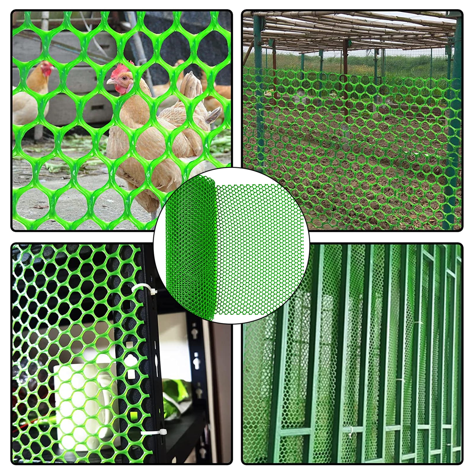 Plastic Garden Fencing Net Hollow Breathable Hexagon Shape Mesh Accessory  for Aquatic Products Poultry Breeding Supplies 