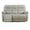 Sofa, variant on Recliner Chair, Breathing Power Leather Reclining Sofa Seating Couch with Storage Console/Cup Holders (Grey)