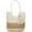 style2, variant on Jiibva Straw Beach Bag Woven Tote Bag with Tassels Large Shoulder Bag for Women Straw Handbags Rattan Boho Bag