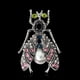 thumbnail image 3 of Broche de forma de con de imitación rico y , ramillete de de voladores , , 3.2x4.8cm Rosa claro Fernando Pin de broche de abeja vintage, 3 of 8