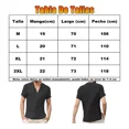 thumbnail image 2 of Camisa Cuello Mao Lino Hombre Casual Manga Corto Slim Fit, 2 of 8
