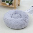 thumbnail image 3 of leyfeng Cama de lana para perros esponjosa, almohada de nido de perro redonda de felpa suave, cojín para mascotas para dormir con autocalentamiento, 3 of 5