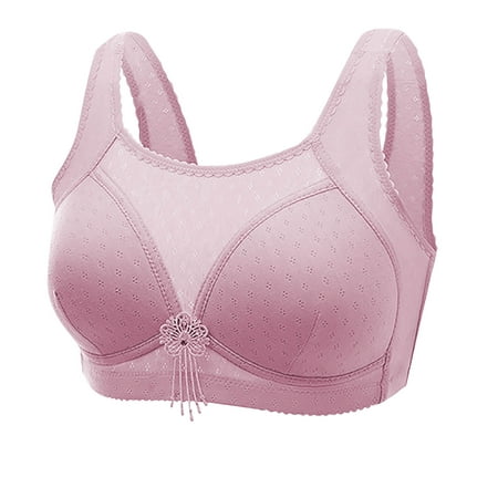 Oplxuo Womens Mesh Bras Comfortable Bra Support Push Up Bralettes Supportive no Underwire Bralette Plunge Seamless Tshirts