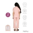 thumbnail image 6 of MeMoi Women's Notch Collar Capri Cotton Blend Pajama Set - Womens - Female, XS, Misty Rose, 6 of 12