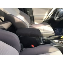 Auto Console Covers- Fits the Toyota RAV4 2014-2018 Center Console Armrest Cover Fleece Fabric - Black
