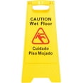 thumbnail image 5 of TrueCraftware- 24" x 12" Caution Wet Floor Sign Yellow Color- Double-Sided Safety Warning Signs for Commercial Use A Frame 24 Inches Height Bilingual Warning Sign, 5 of 5