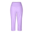 thumbnail image 6 of Wide Leg Pants Woman JIANLAI Control Workout Leggings with Pockets Plus Size Athletic Gym Yoga Pant Trendy (S-3XL) Purple, 6 of 7