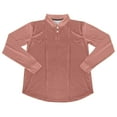thumbnail image 3 of Puliio Women's Plus Size Polo Shirts Casual Button Up Long Sleeve Shirt Blouse Women Relaxed Fit Versatile Style Everyday Wear Pullover Tops, 3 of 3