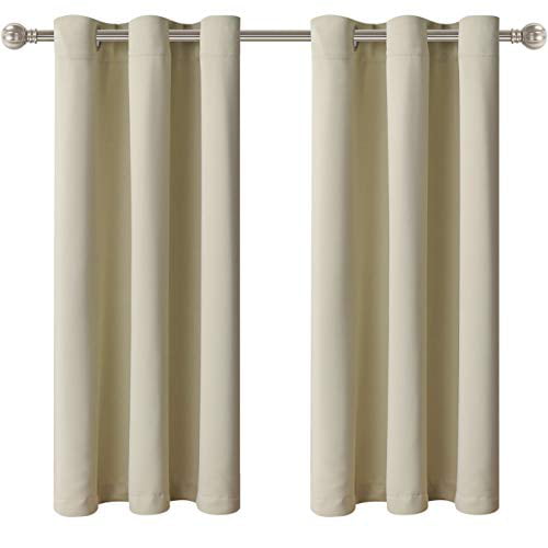 Thermal Insulated Curtains with Grommet LORDTEX Blackout Curtains for Bedroom 