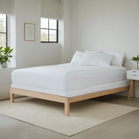 Waterproof Soft Padded Fitted Mattress Protector for Queen Beds by Comfort Canopy