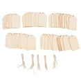 thumbnail image 3 of Wood Pieces, Irregular Shape Unfinished Wood Unique Cute Shape  Decorative  For Bookmarks Making For Gift Lables For DIY Handicraft, 3 of 8