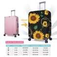 thumbnail image 6 of Kll Flower Luggage Cover Suitcase Cover Suitcase Protector (Luggage not included)-Large, 6 of 8