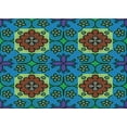thumbnail image 1 of Ahgly Company Machine Washable Indoor Rectangle Transitional Light Sea Green Area Rugs, 5' x 8', 1 of 7