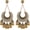 Hollow Out Gold, variant on Boho Round Chandelier Earrings for Women Dainty Bohemian Bali Vintage Chandelier Indian Earrings Disc Flower Crescent Moon Beaded Tassel Drop Earrings Boho Jewelry Gifts