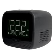 TIVDIO RT_4503 Dual Alarm Clock Radio With FM Wireless Speaker 2 Port Smart Phone Charger Snooze Sleep Timer Battery Backup a