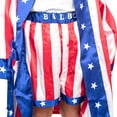 thumbnail image 4 of Boxing Robe and Shorts Halloween Costume in Satin for Halloween, Cute Cosplay Boxer Cloak for Kids, 4 of 4